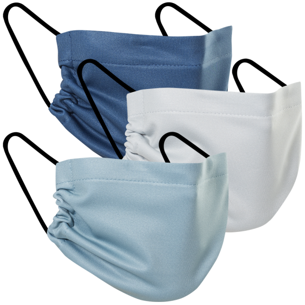 Winter Blues - Three Pack Fabric Face Mask