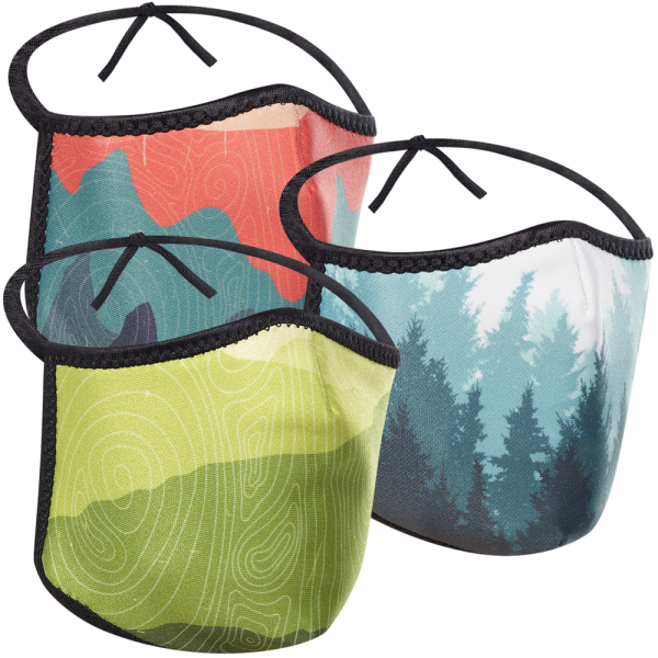 Tie Face Mask - Mountain 3 Pack