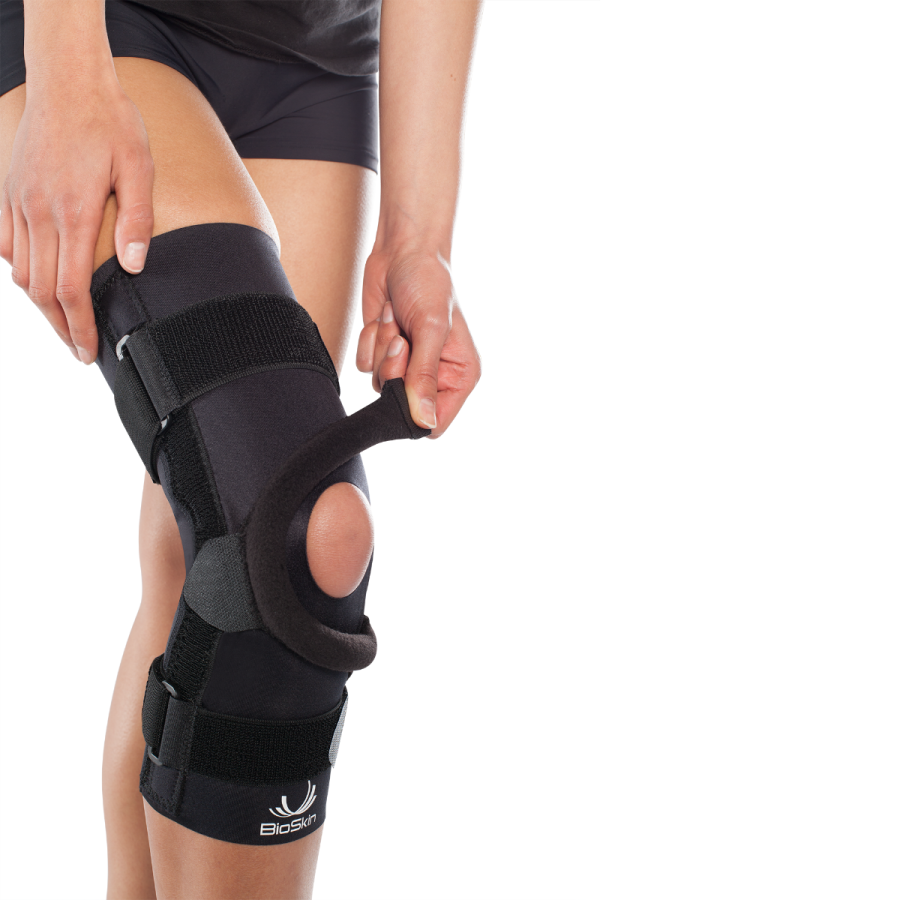 GenuTrain S, knee brace, knee support, stability, pain, swelling, joint  splint, side support