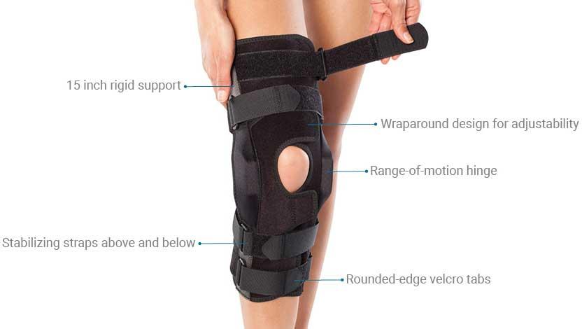 Bodyguard Knee Brace | Wraparound ROM Hinged Brace | BioSkin