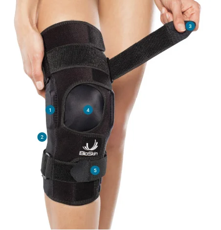 Hinged Knee Brace | Pull on | BioSkin Bracing Solutions